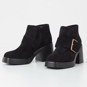 Black Suede Ankle Boots